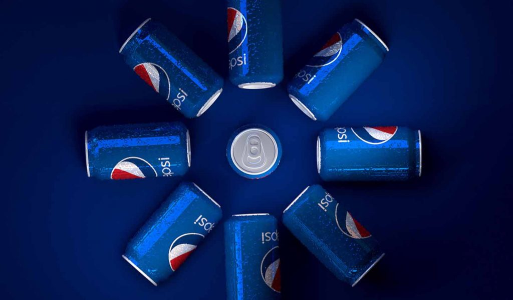 3D Product Modeling pepsi can